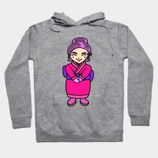 Kawaii chibi kimono girl Hoodie